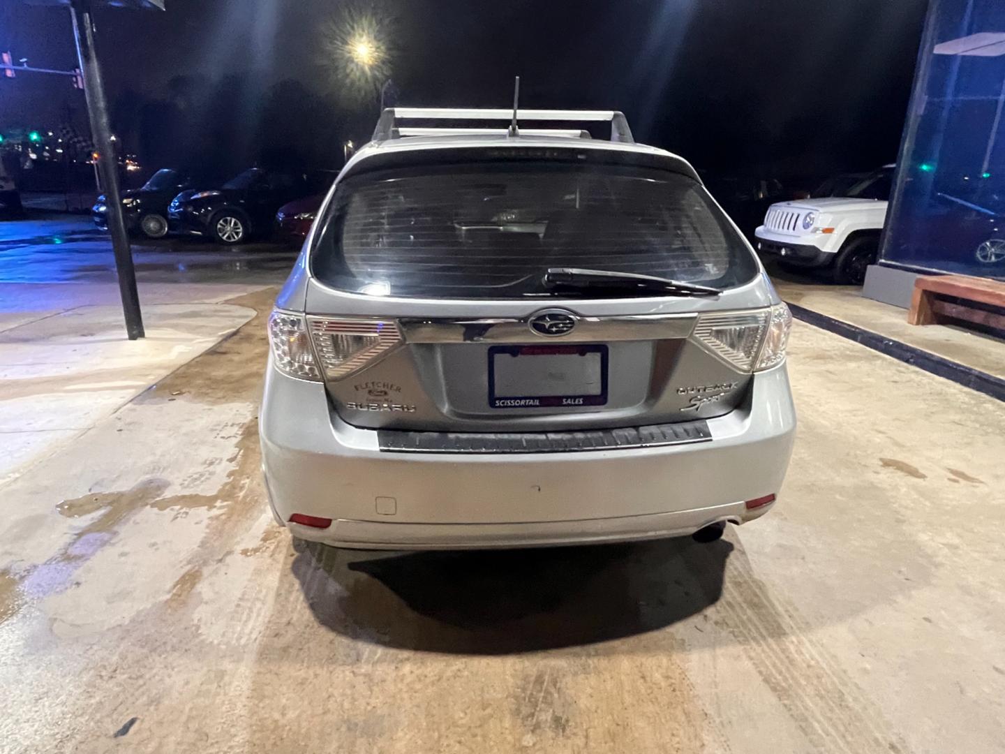 2008 SILVER SUBARU IMPREZA OUTBACK SPOR Sport (JF1GH63658H) with an 2.5L H4 SOHC 16V engine, 4-Speed Automatic transmission, located at 8101 E. Skelly Dr., Tulsa, OK, 74129, (918) 592-3593, 36.121891, -95.888802 - Photo#3